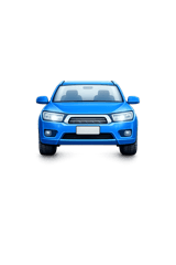 Blue car from the WSDrive app